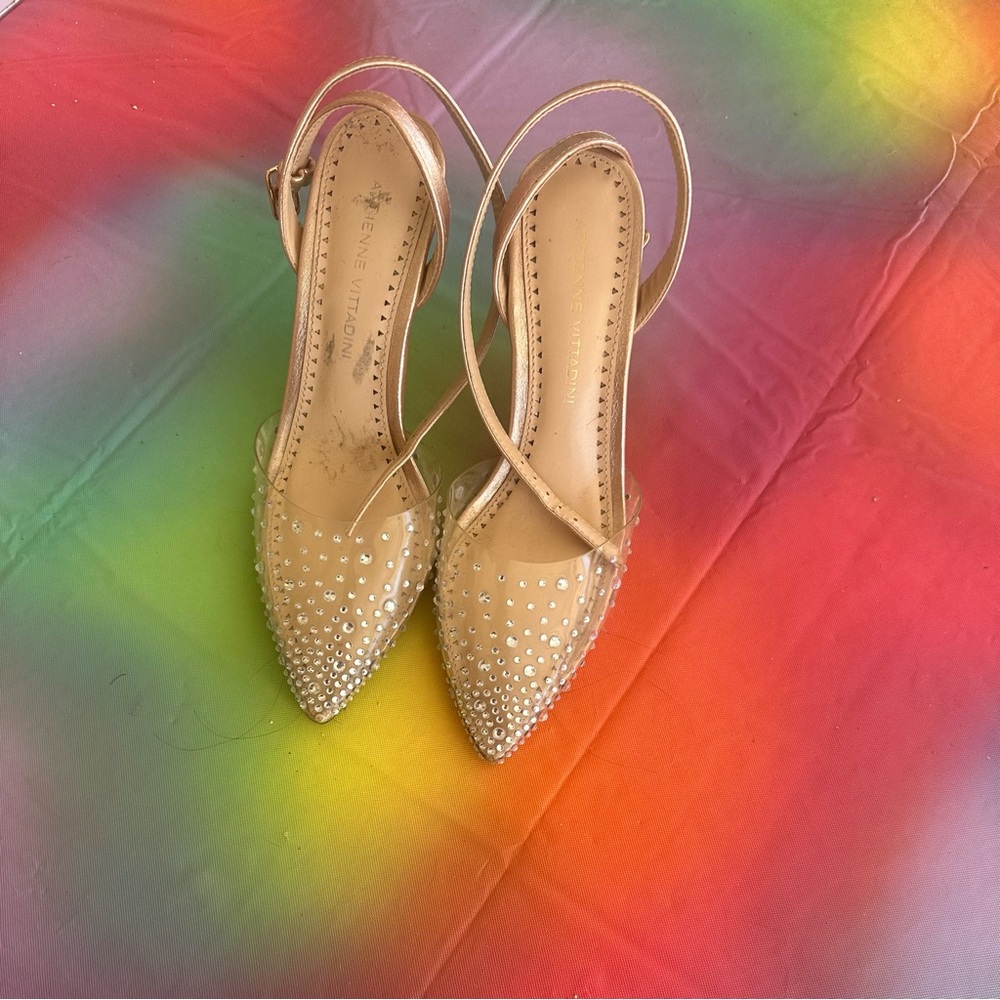Sparkly Tan Heels
